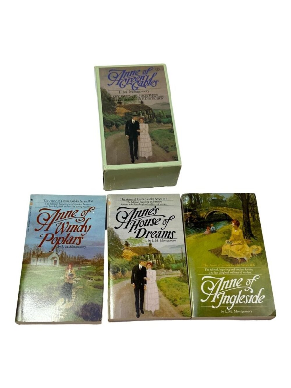 Vintage Anne of Green Gables Montgomery Boxset 3 Windy Dreams Ingleside PB 1980s